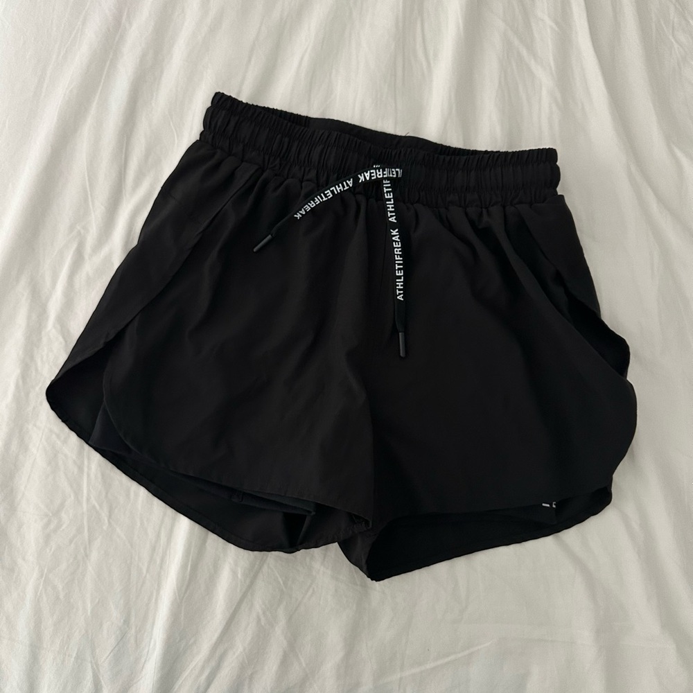 Black Athletifreak Women's Running Shorts